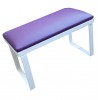 Repose-poignets en métal blanc avec coussin violet style loft 320x200 mm-3003-Ubeauty-Tout pour la manucure