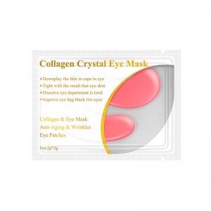 Collagen patches under eyes Pink LANBENA Collagen Eye Mask