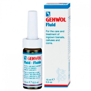 Liquide "Fluide" pour peaux rugueuses et cuticules / 15 ml - Gehwol Fluid