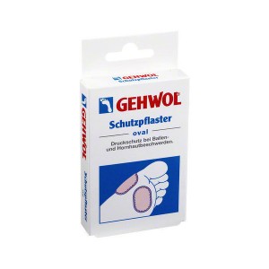 Овальный защитный пластырь / 4 шт - Gehwol Schutzpflaster Oval