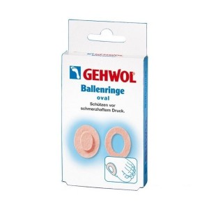 Ovale Ringe / 9 Stück - Gehwol Zehenringe Oval