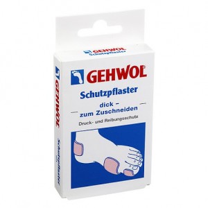 Protective patch thick / 4 PCs-Gehwol Schutzpflaster Disk Zum Zuscheneiden