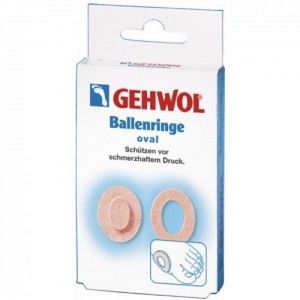 Forro ovalado / 6 piezas - Gehwol Ballenringe Oval