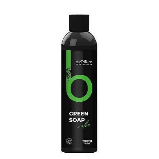 Зеленое мыло с алое GREEN SOAP, 250 ml, для татуировок BIOTATUM PROFESSIONAL-33615-biotatum-Уход