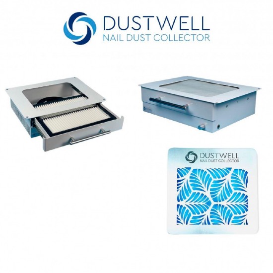 Taifun Dustwell Pro v1 campana de manicura incorporada 2022 nuevo filtro HEPA de garantía de calidad en el cajón-952772246-dustwell-Campanas TAIFUN