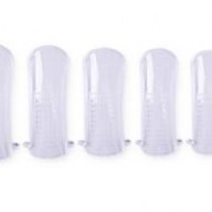 Polygel build-up kit: 30 ml polygel, brush with spatula, 10 sizes of top shapes