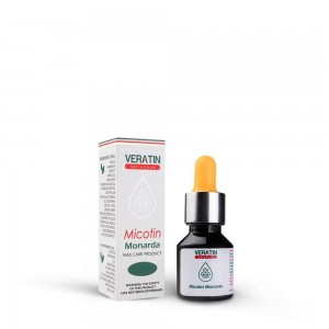 Balsam Micotin Monarda, 30 ml Flasche, mit antimykotischer und antibakterieller Wirkung, für schwache und brüchige Nägel.
