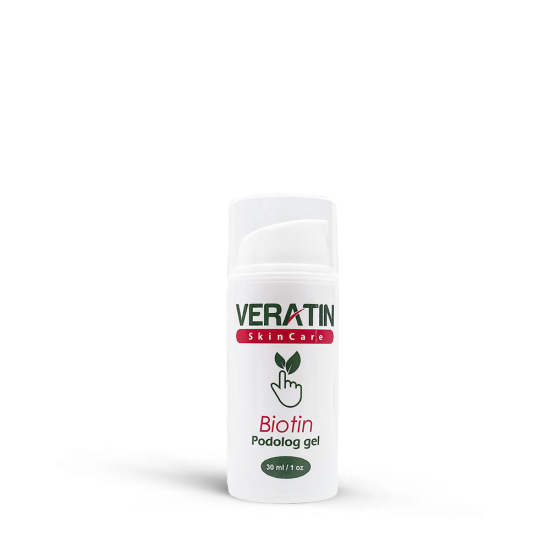 Biotin gel, extrato de CO2, 30 ml, Reparação de unhas, onicólise, leuconíquia, dermatite, micoses, Veratin-3768-Veratin-Tudo para manicure