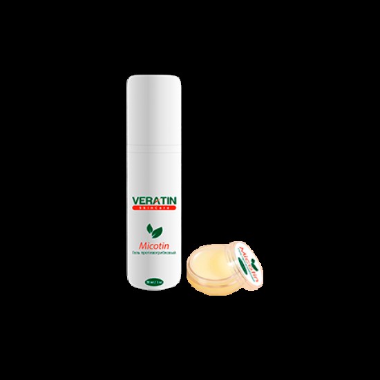 Micotin gel antifúngico, 10 ml, frasco, extrato de co2, timol, glicerina, Carbomer-3745-Veratin-Tudo para manicure