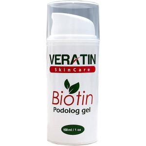 Biotin Podolog Gel, 150 ml Flasche, natürliche Inhaltsstoffe, Haut- und Nagelplattenregeneration, CO2-Extrakt, beschleunigt die Regeneration.