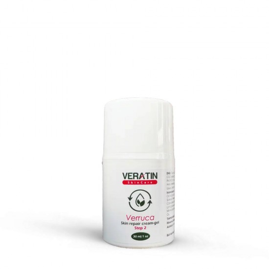 Крем-гель для відновлення шкіри Verruca, 30 мл, флакон, антисептичний, регенеруючий та живильний ефект-3749-Veratin-Все для манікюру