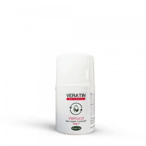 Verruca skin recovery cream-gel, 30ml bottle, antibacterial, regenerating, and nourishing action