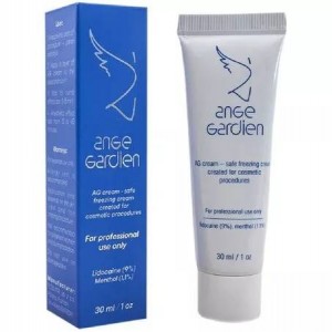 Crema Ange Garden, anestésica, tubo de 30 ml, refrescante, para anestesia local superficial