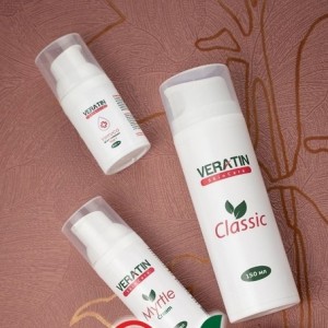 Veratin Classic Creme, 150 ml Flasche, bei Verbrennungen, Dermatitis, Schutz vor Windbrand für Babyhaut.