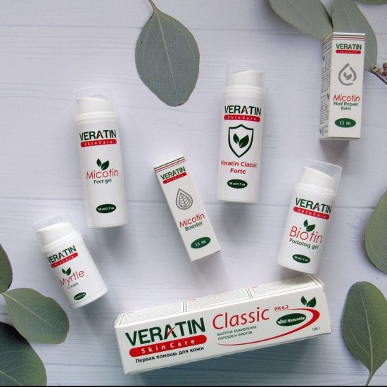 Крем Veratin Classic, флакон 150 мл, при опіках, дерматитах, захист від обветрювання дитячої шкіри.-3772-Veratin-Все для манікюру