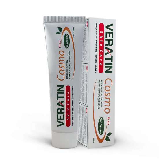 Veratin Cosmo cream, Cosmo, 100 ml tube, CO2 extract, alternates, kamille, salie, druivenpitten, vitaminen, tamanu-3770-Veratin-Alles voor manicure