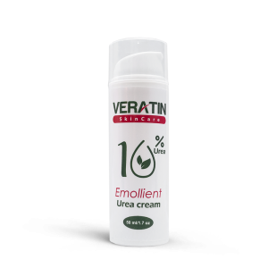 Смягчающий крем с мочевиной, Emollient Urea crem, 50 ml, масло томану, CO2 экстракт, Veratin complex