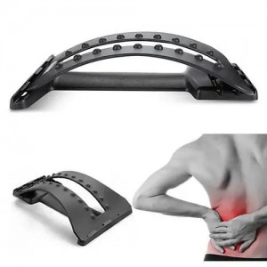 MAGIC BACK Rückentrainer, Brückenmassagegerät, Rückenverhinderer, gegen Rückenschmerzen, ABS-Kunststoff, 3 Belastungsstufen