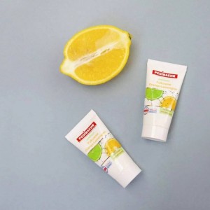 Foot cream with orange and lime oil, 30ml, moisturizing, after long-term procedures