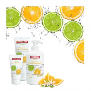 Foot cream with orange and lime oil, 35ml, moisturizing, after long-term procedures