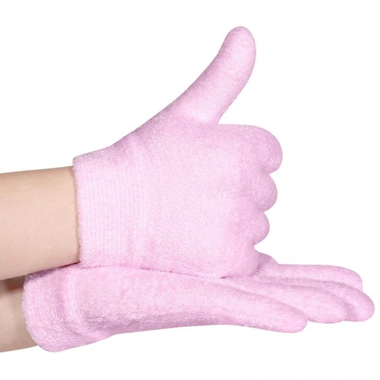 Mulheres Gel Spa luvas 1 par mão máscara hidratante reutilizável SPA Cuidados com as mãos-3677-18-05-Foot care-Tudo para manicure