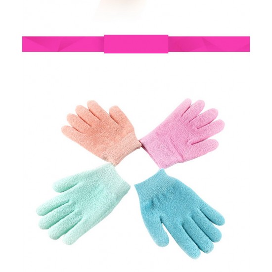 Calcetines de Spa de gel para mujer 1 par máscara de mano hidratante reutilizable SPA cuidado de las manos-3677-18-06-Foot care-Todo para la manicura