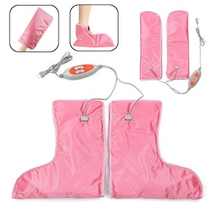 Electric mittens and boots, with vibro massage, care, for hands, for feet, thermal heaters, thermal boots, for SPA procedures, kit, infrared therapy