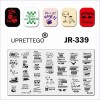 Plate for stamping phrases, emotions, words JR-339, 3212, Stemping,  Health and beauty. All for beauty salons,All for a manicure ,Gel varnishes, buy with worldwide shipping