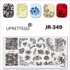 Plate for stamping flowers, patterns, winzel JR-349, 3212, Stemping,  Health and beauty. All for beauty salons,All for a manicure ,Gel varnishes, buy with worldwide shipping