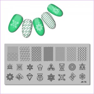 Stamping plate patterns, geometry, ornament JR-76