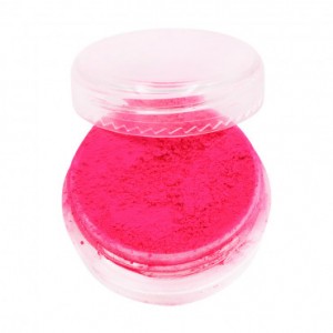 Pink neon pigment, Bright neon pigments, neon RUB, for nail art, jar, neon