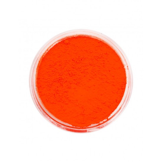 Pomarańczowy neonowy pigment, jasnożółty, jasne pigmenty neonowe, neonowe tarcie, do zdobienia paznokci, słoik-6793-Ubeauty Decor-Pigmenty i tarcie