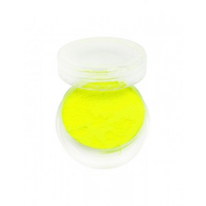  Pigment Lemon neon, bright yellow, Bright neon pigments, neon rubbing, for nail art, jar