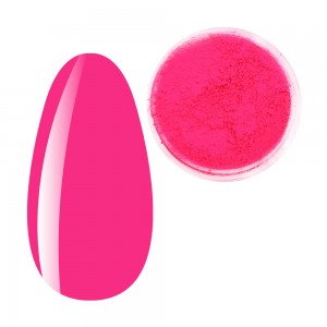  Pink neon pigment, Bright neon pigments, neon powder, for nail art, jar, neon
