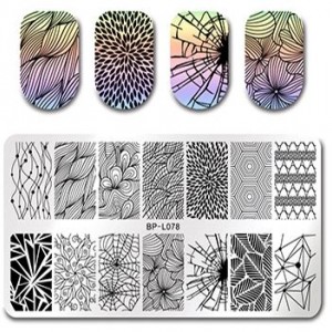 Stamping plate Flowers, Born pretty Floral BPX-L017