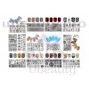 Stamping plates born pretty wholesale, custom, bp, bpl, artist, spring garden, valentinas day, may day, ester day, animal, nature, geometry, 3672-L002, Stemping,  All for a manicure,Decor and nail design ,  buy with worldwide shipping