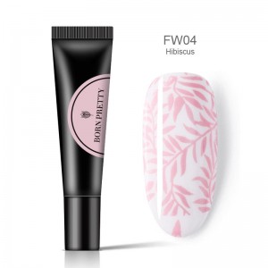  Pastel pink stamping gel BORN PRETTY #4