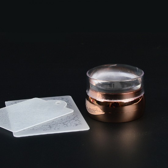Chevalière, tampon, pour estampage, silicone, or, 3,5 cm, pour la conception dongles-3242-Ubeauty Decor-estampillage