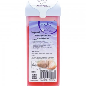  Cire en cassette pour épilation, 150 g, fraise, cassette cire hydrosoluble, cartouche