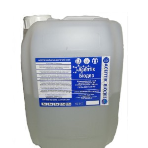 Aseptic Biodez, 5l, Antyseptyczny, antyseptyczny, dezynfekujący do rąk, antyseptyczny, antyseptyczny do skóry, Dezynfekujący