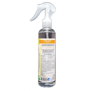 Etacept spray 250 ml Used for hygienic treatment of hands and epidermal integuments, suitable for spraying on mucous membranes