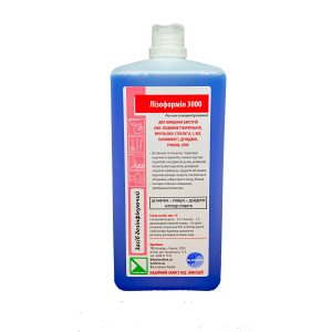 Lysoformin 3000, concentrate, for surfaces, for decontamination of medical devices, disinfection, 1l