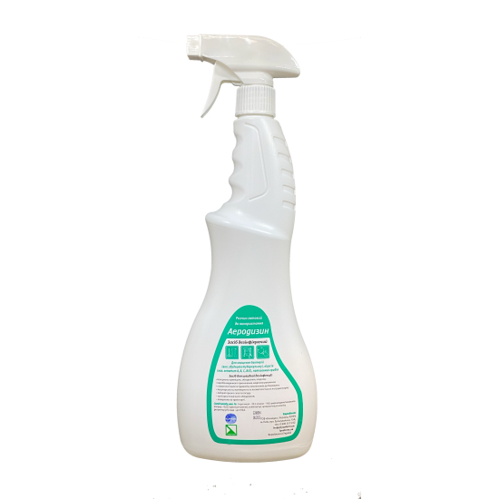 Desinfetante de superfícies, Aerodisin, com pulverizador, 1000 ml, 1l, Lysoform, Desinfetante, Aerodisin, Blanidas, Certificado-3626-Лизоформ-Esterilização e desinfecção