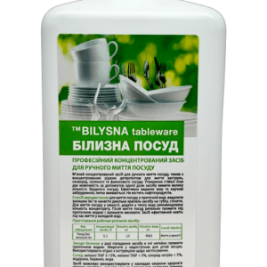 Biliznaya for dishes, Concentrated detergent for manual and automatic washing of dishes, 1000 ml, 1l