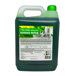 Afwasmiddel voor automatische en handmatige afwas, Witheid servies, Bilysna Tabletware, 5 l jerrycan