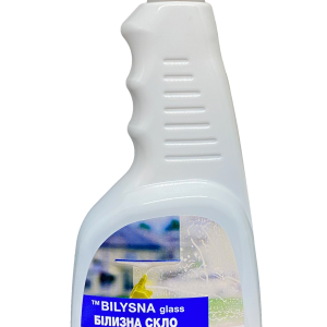  Białe szkło, Bilysna Glass, butelka z rozpylaczem 750 ml, alkoholowy środek do czyszczenia luster i powierzchni szklanych