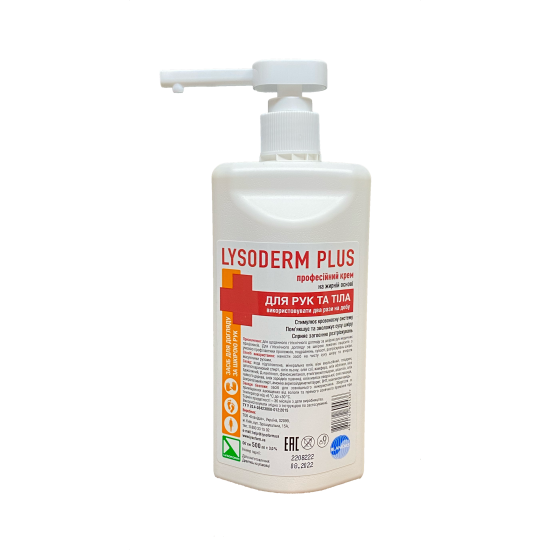 Crème Lysoderm Plus 500 ml-3660-Лизоформ-Zorg