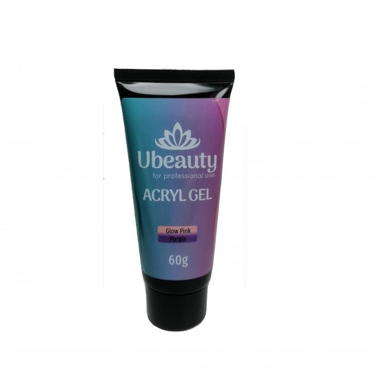 Acrylgel Pink, Glow in the Dark Purple, Ubeauty, 60 ml, Glow Pink, Violet, Polygel, Acrylgel-6800-Ubeauty-Tout pour la manucure