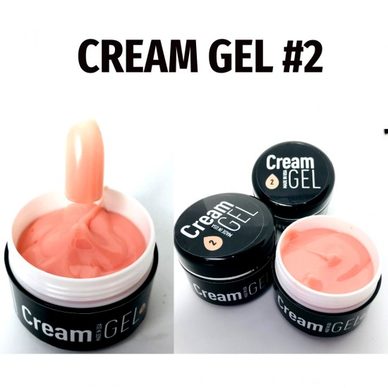 Крем гель розовый cream gel Pink #2  15 ml, Ubeauty-GB-02-02, Крем гель,  Все для маникюра,Наращивание ногтей ,  купить в Украине