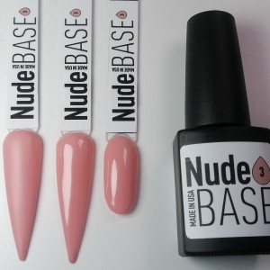 Camouflage base pink 13 ml, Cover Pink base, French Nude base # 3